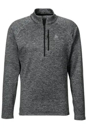 Odlo Rollkragenpullover Mid layer 1/2 zip FLI GREY MELANGE S