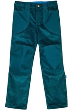 FINKID Outdoorhose Kilpi Deep Teal Kordhose Outdoorhose Funktionshose Kniebesatz 90/100 blau Gr.90/100