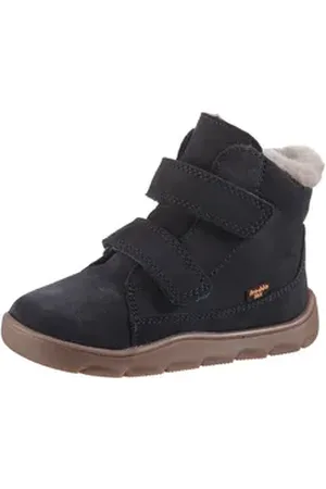 Froddo ® ZERU TEX FURRY BAREFOOT Barfußschuh Klettstiefel, Winterstiefel, Bequemschuh mit TEX-Membrane blau 28 EU