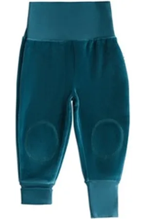 Leela COTTON Sweathose Baby Nickyhose blau 62/68