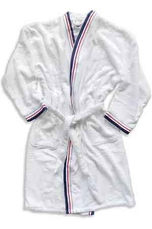 kela Bademantel Weißer Unisex Bademantel XL/XXL Baumwolle weich und bequem Sauna, Baumwolle weiß