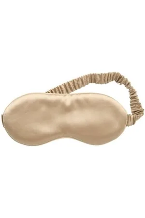 Lenoites Schlafmaske Portofino, aus 100% Maulbeerseide beige