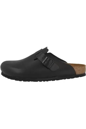 Birkenstock Boston Naturleder normal Unisex Erwachsene Clog schwarz 37 EU