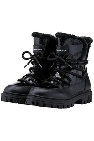 TOM TAILOR Stiefel mit Block-Absatz Winterstiefel (1-tlg) schwarz 32 EU