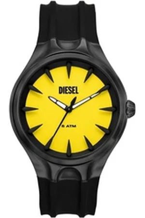Diesel Quarzuhr STREAMLINE DZ2201, Armbanduhr, Herrenuhr, Silikonarmband schwarz