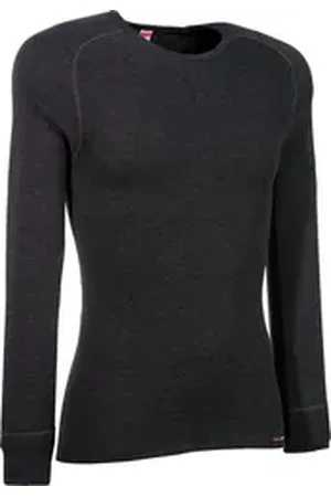 CON-TA Conta Unterhemd Herren-Thermo-Unterhemd, langarm Feinripp Streifen schwarz 5