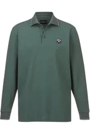 BABISTA Langarm-Poloshirt MILANVETZO hochwertige Piqué-Baumwolle grün M (48)