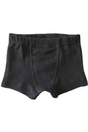 Hermko Boxer 2900 Jungen Pant 100% Bio-Baumwolle vom deutschen Hersteller schwarz 152
