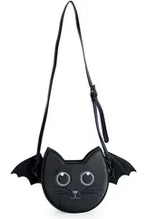 Banned Retro Schultertasche Wendigo, Verstellbarer Schultergurt schwarz