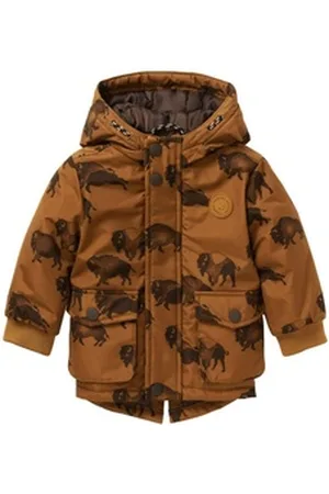 Noppies Winterjacke Baby Kind Winterjacke Rakovic, braun winddicht braun 74