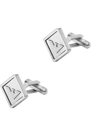 Emporio Armani Manschettenknöpfe EAGLE LOGO, EGS3072040 silberfarben