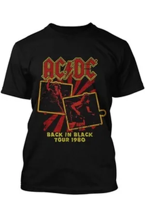 AC/DC T-Shirt Back In Black Tour 1980 schwarz XL