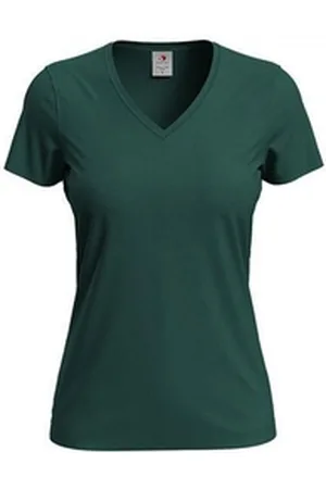 Hanes Stedman V-Shirt Classic V-Neck Damen T-Shirt S