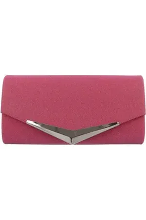 Ital-Design Schultertasche Kleine, Damentasche clutch schultertasche in Pink rosa
