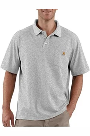 Carhartt Poloshirt K570 Work Pocket grau XS