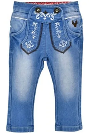 BONDI Trachtenlederhose Lange Baby Jungen Jeans 