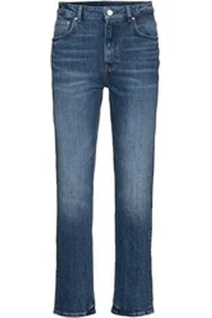 GANT 5-Pocket-Jeans Jeans Straight Fit blau 33