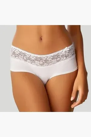 Lascana Panty mit extravagantem Perlenaccessoire weiß 48/50