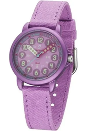JACQUES FAREL Quarzuhr ORGT 1112, Armbanduhr, Kinderuhr, Mädchenuhr, ideal auch als Geschenk lila