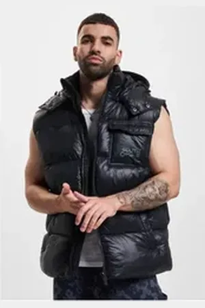 Southpole Sweatweste PM233-014-1 SP Bubble Icy Vest 1.0 schwarz S