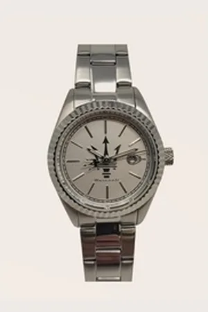 Maserati Quarzuhr, Marke ModellR8853100503 Form des GehäusesRund GlasMineral Glas AnzeigeAnalog VerschlussSicherheitsverschluss GehäusematerialEdelstahl Gehäusedurchmesser31 Millimeter GehäusegrößeSmall Höhe des Gehäuses9.70 ArmbandmaterialEdelstahl