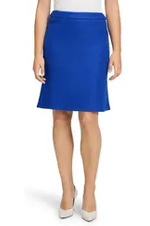 Betty Barclay Minirock Boiled Wool-Rock mit Reißverschluss Form blau 38