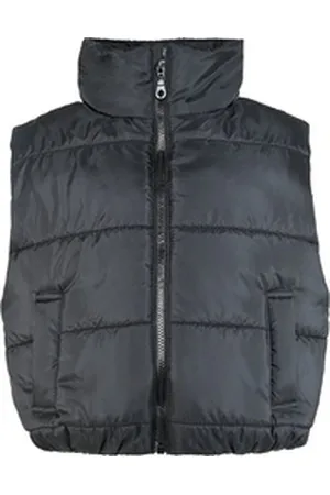 Blue Effect Funktionsjacke ® Mädchen kurze Weste schwarz 140