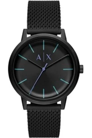 Giorgio Armani ARMANI EXCHANGE Quarzuhr AX2760, Armbanduhr, Herrenuhr, analog, Edelstahlarmband schwarz