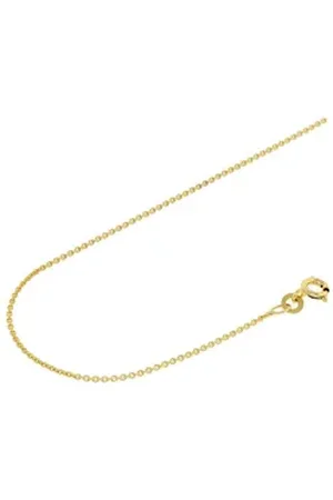 Acalee Kette ohne Anhänger 333 Gold / 8 Karat Anker-Kette 1,1 mm goldfarben 45 cm