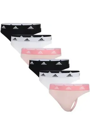 adidas Sportswear Tanga Sport Active Comfort Cotton (6-St) Unterhose Unterwäsche Tanga bunt|rosa|schwarz XXL