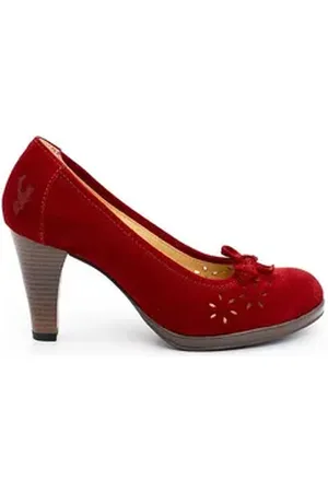 SPIETH & WENSKY Trachtenpumps - JENA - rot, ruß Pumps rot 42 EU
