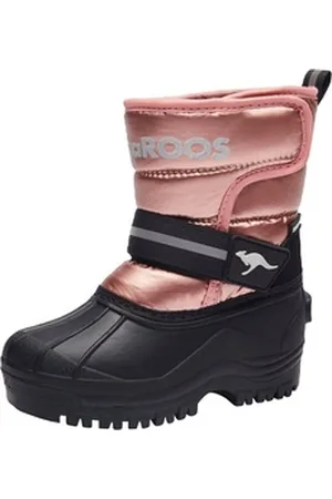 KangaROOS K-Shell II Metallic Winterstiefel Snowboots, Winterboots, Winterschuhe, gefüttert und reflektierend rosa 26 EU