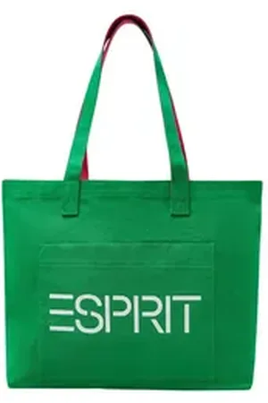 ESPRIT Shopper Logo EW Tote grün