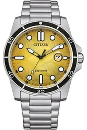 Citizen Solaruhr AW1816-89X, Armbanduhr, Herrenuhr, Edelstahlarmband, bis 10 bar wasserdicht, Datum silberfarben