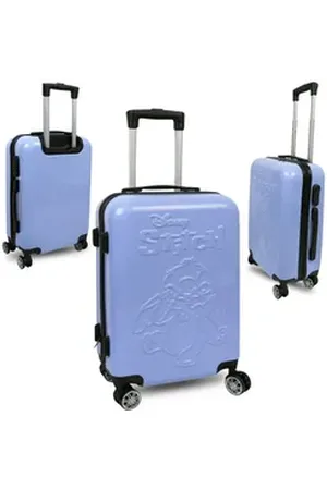 Disney Sarcia.eu Hartschalen-Trolley Stitch Hartschalenkoffer, Trolley-Koffer, 55x35x20cm blau