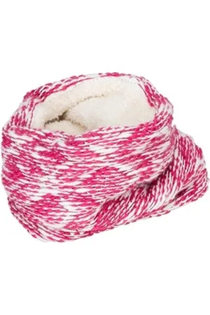 Myrtle Beach Strickschal Schlauchschal mit flauschigem Highloft Fleece-Futter MB7304, Highloft Fleece Loop rosa