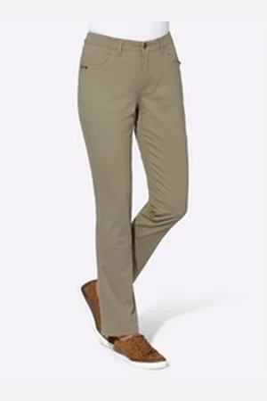 WITT WEIDEN Bequeme Jeans Stretch-Jeans grün 25