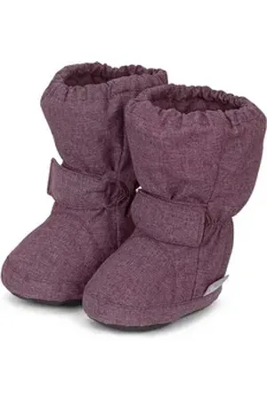 Sterntaler ® Baby-Schuh Outdoorschuh (1-tlg) Bequeme Krabbelschuhe - Babyschuh Mädchen - Flexible Schuhe Baby - Baby Ballerinas rutschfest - Stoffschuhe Winter wasserabweisend uni 22 EU