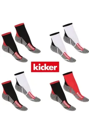Kickers Sportsocken Sport Funktionssocken für Damen und Herren schwarz 35-38