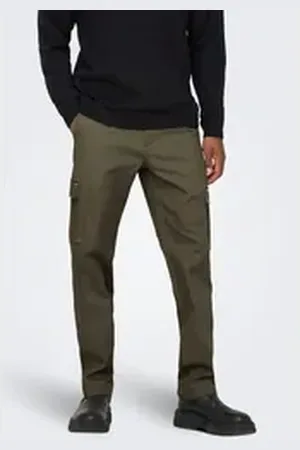 Only & Sons Cargohose ONSEDGE-ED CARGO LOOSE PANT grün 32