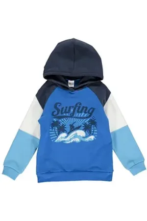 Green Cotton Kapuzensweatshirt Sweatshirt blau 104