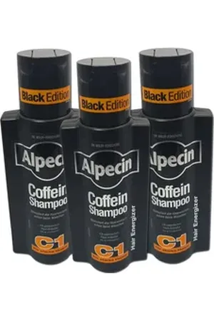 A.P.C. Haarshampoo Shampoo Coffein C1 Black Edition, 3 x 250ml, 3-tlg.