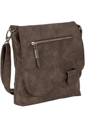 Bag Street Sporttasche Damentasche Umhängetasche Handtasche Schultertasche, als Schultertasche, Umhängetasche tragbar braun