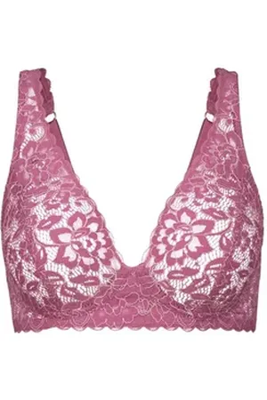 Calida Bügelloser BH Natural Comfort Lace Damen (1-tlg) lila 70