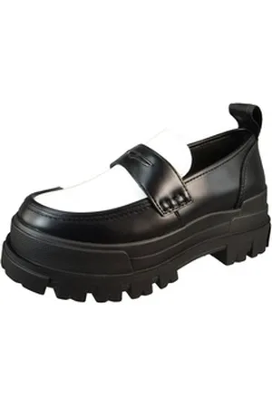 Buffalo 1622300 Aspha Loafer Vegan Black/White Slipper schwarz 40 EU