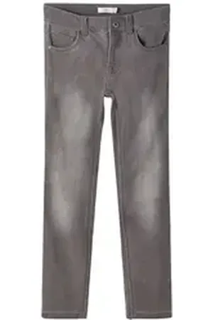 NAME IT Skinny-fit-Jeans Theo (1-tlg) grau 158
