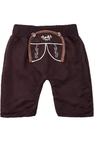 Isar Trachtenlederhose Baby Jungen Trachtenhose Lederhose 6 braun 68