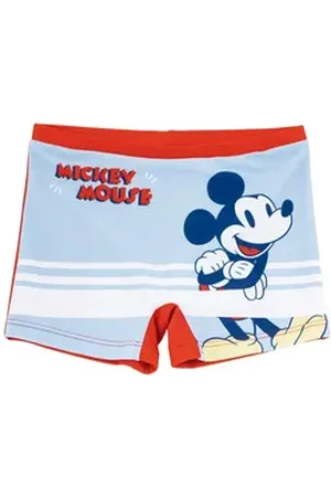Disney Badepants Mickey Maus Jungen Kinder Badehose Gr. 104 bis 128 rot 128
