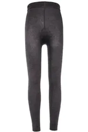 Ewers Strickstrumpfleggings Legging Uni grau 152-164