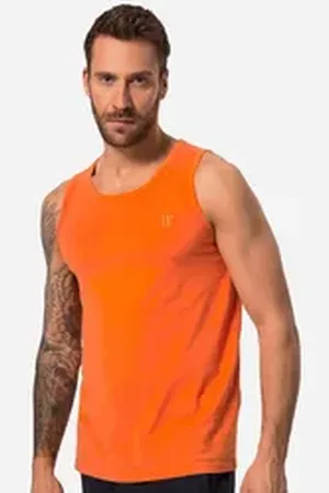 Lascana JP1880 T-Shirt Tank Top Basic ärmellos bis 10 XL orange 8XL
